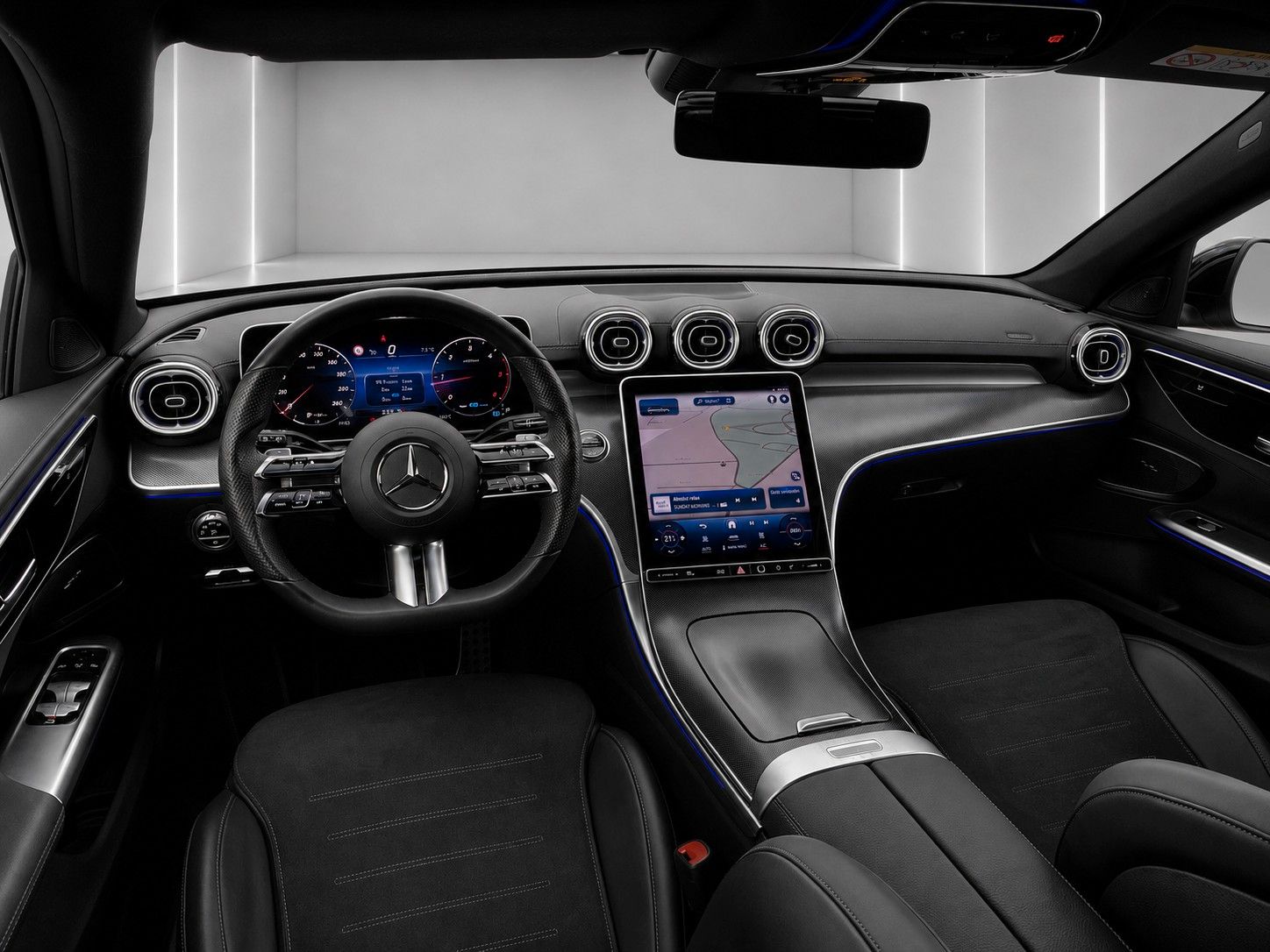 Fahrzeugabbildung Mercedes-Benz C 220 T d*9G Auto.* AMG Line* 59000 Km*MBUX*LED*