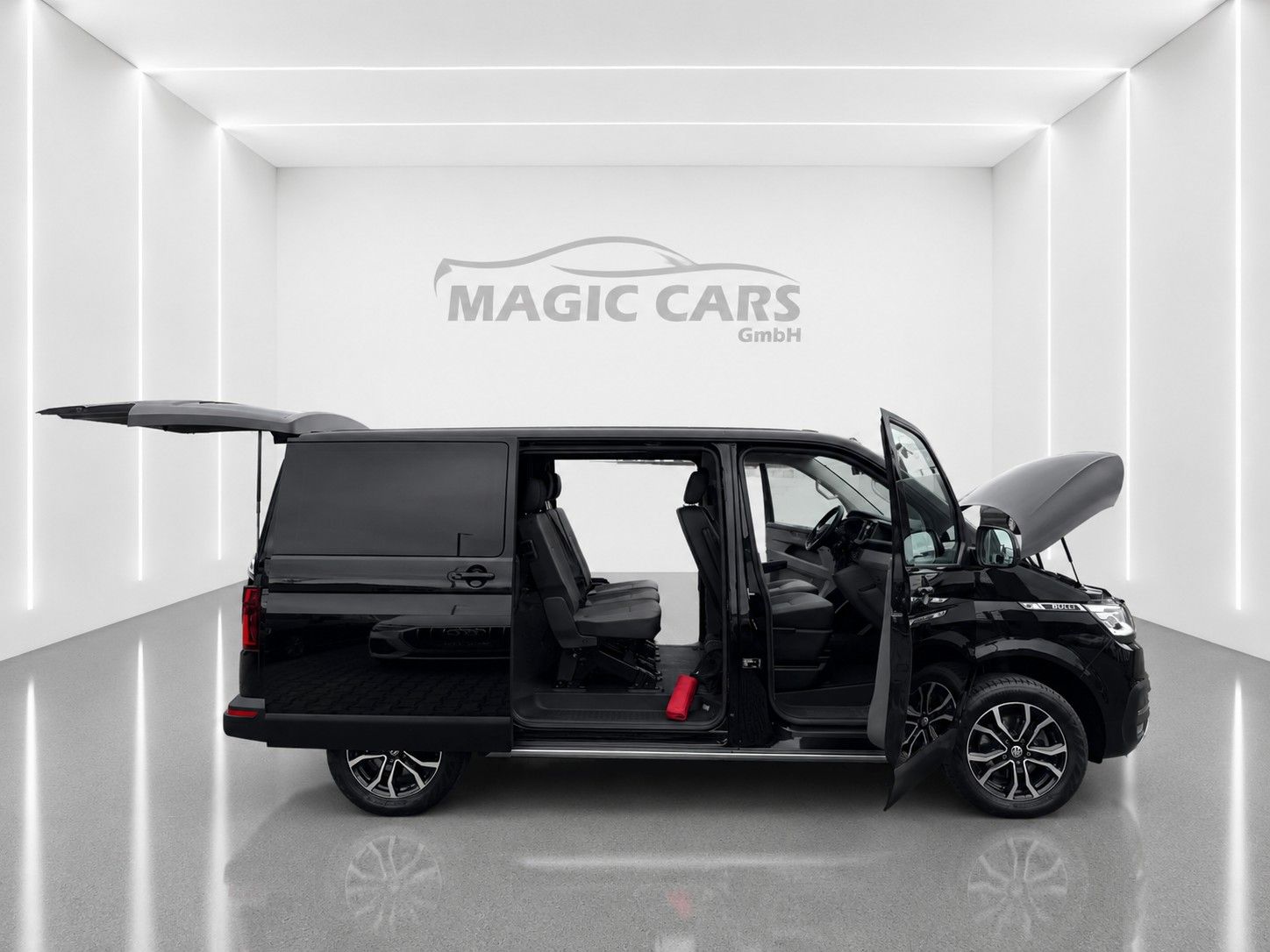 Fahrzeugabbildung Volkswagen T6 Bulli DSG*LED*5 Sitzer*AHK*Kamera*SHZ*1.Hand*